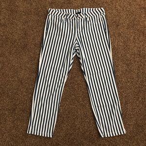 Splendid Striped Denim Pants - NWOT